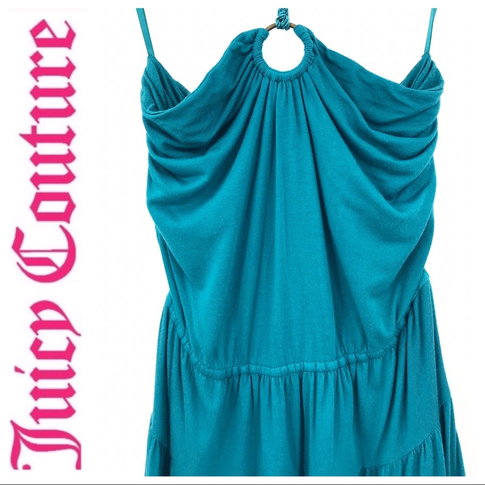 💕SALE💕Juicy Couture Blue Tie Dress - Picture 2 of 8